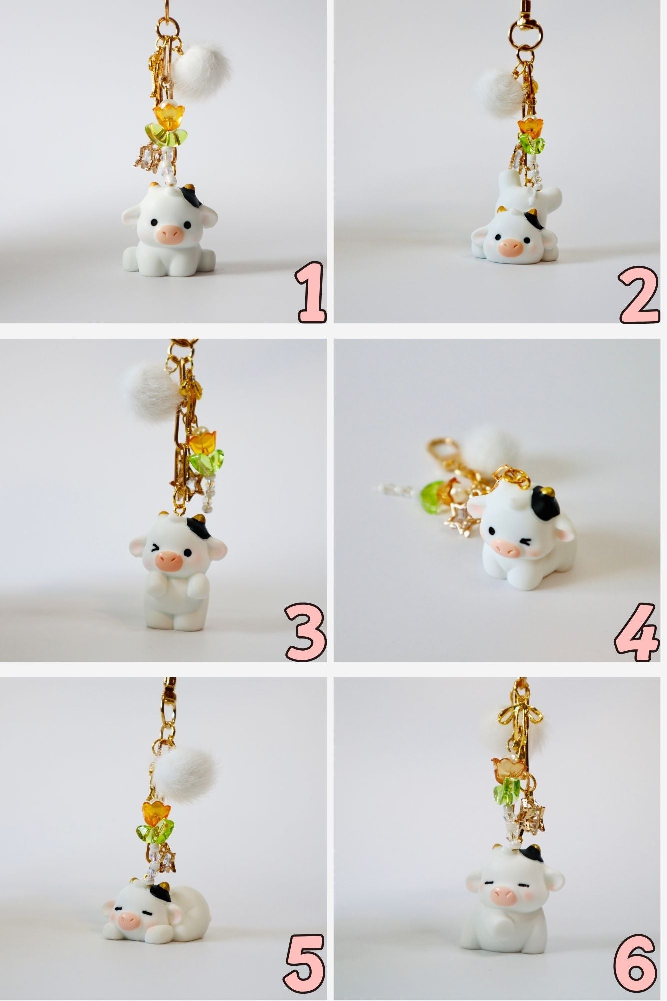 Cow Bag Charm | Keychains | Dangle Charm