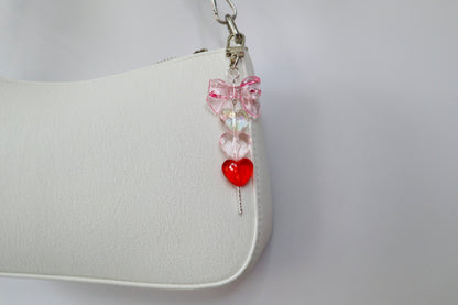 Sweet-Heart Tanghulu Keychain | Bag Charm